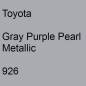 Preview: Toyota, Gray Purple Pearl Metallic, 926.